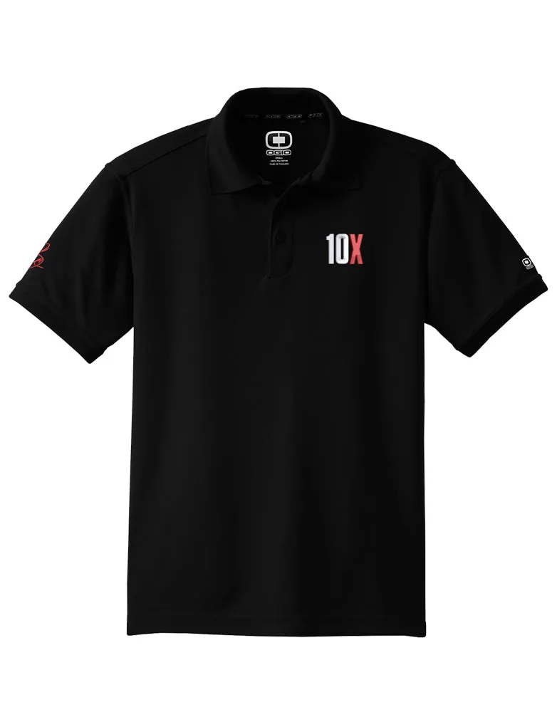 10X Signature Black Polo Shirt
