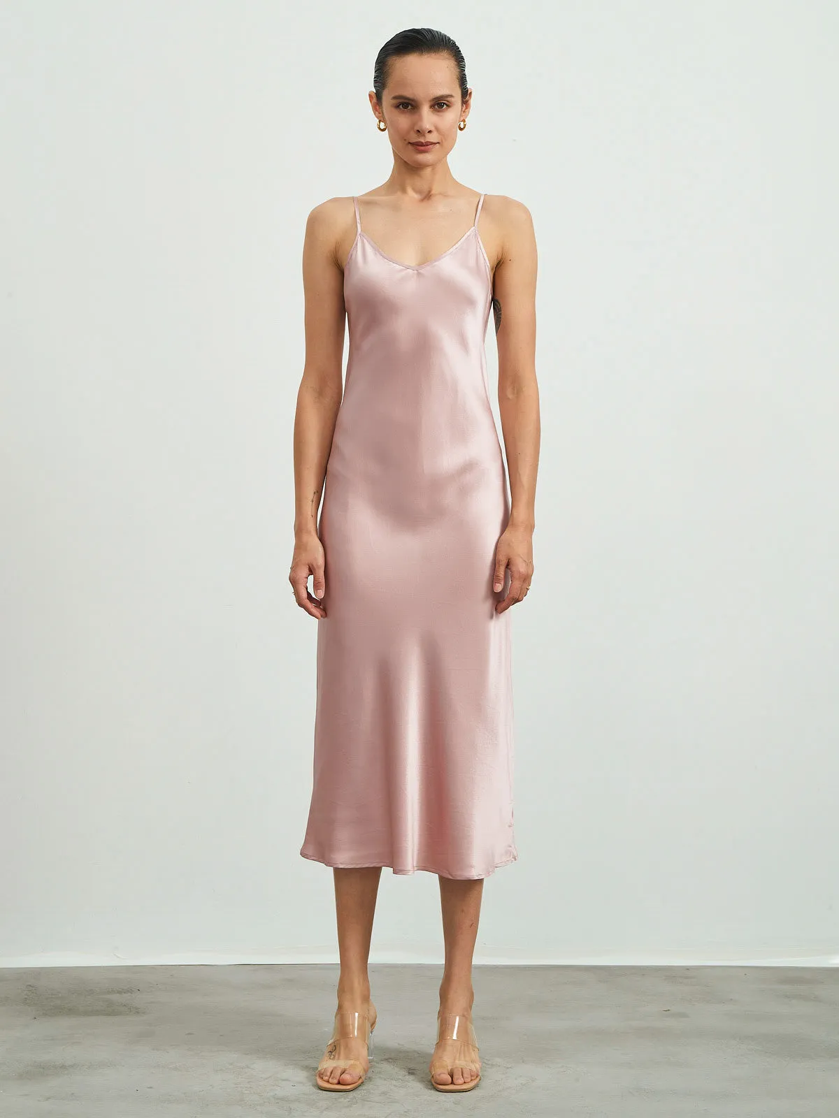 22 Momme Long Maxi Silk Dress