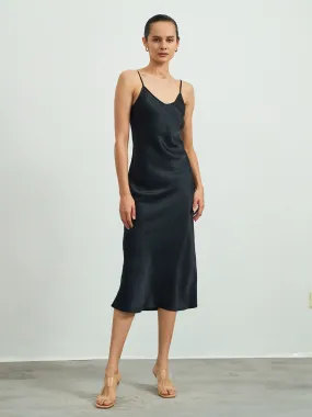 22 Momme Long Maxi Silk Dress
