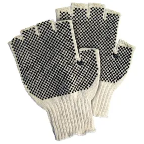 9508XLM MCR Safety Fingerless Gloves, X-Large, Cotton Polyester Blend, Natural