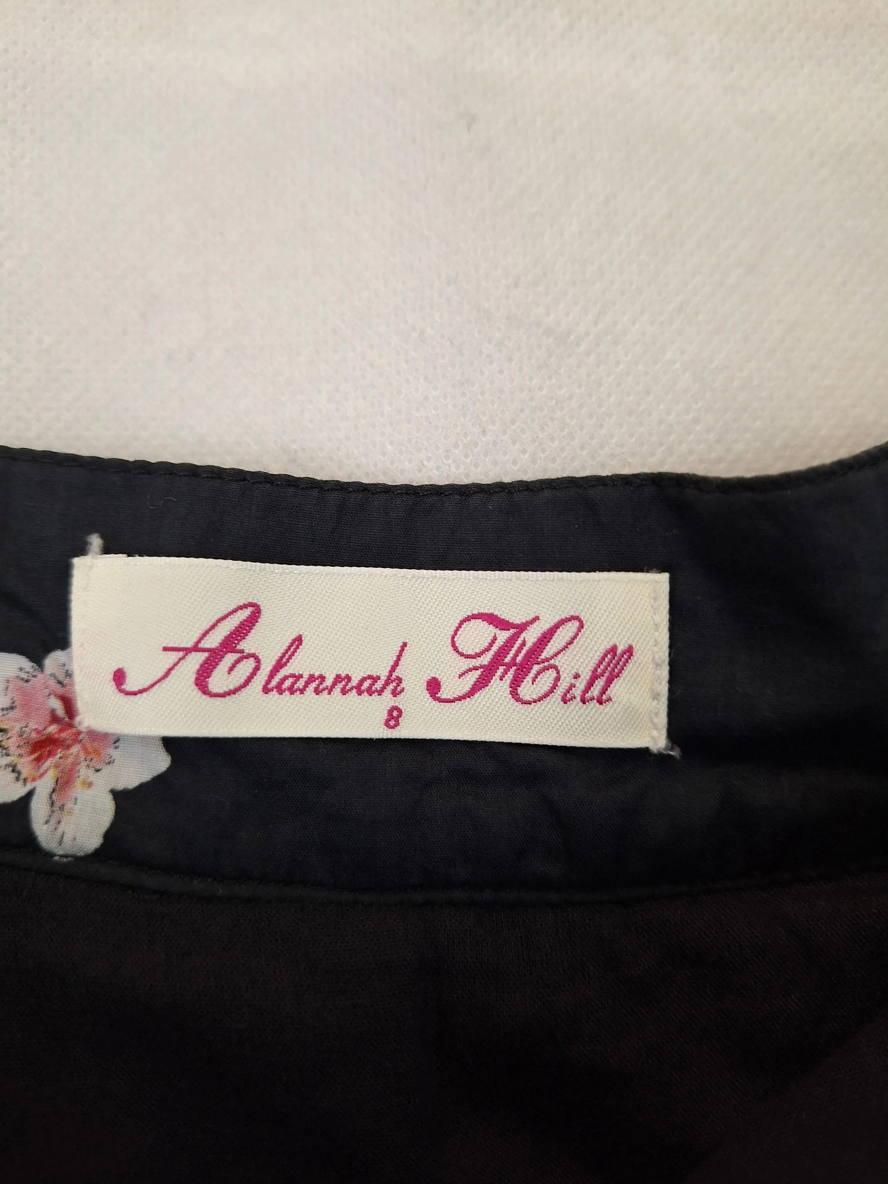 Alannah Hill Retro Gathered Cheery Blossom Midi Skirt Size 8