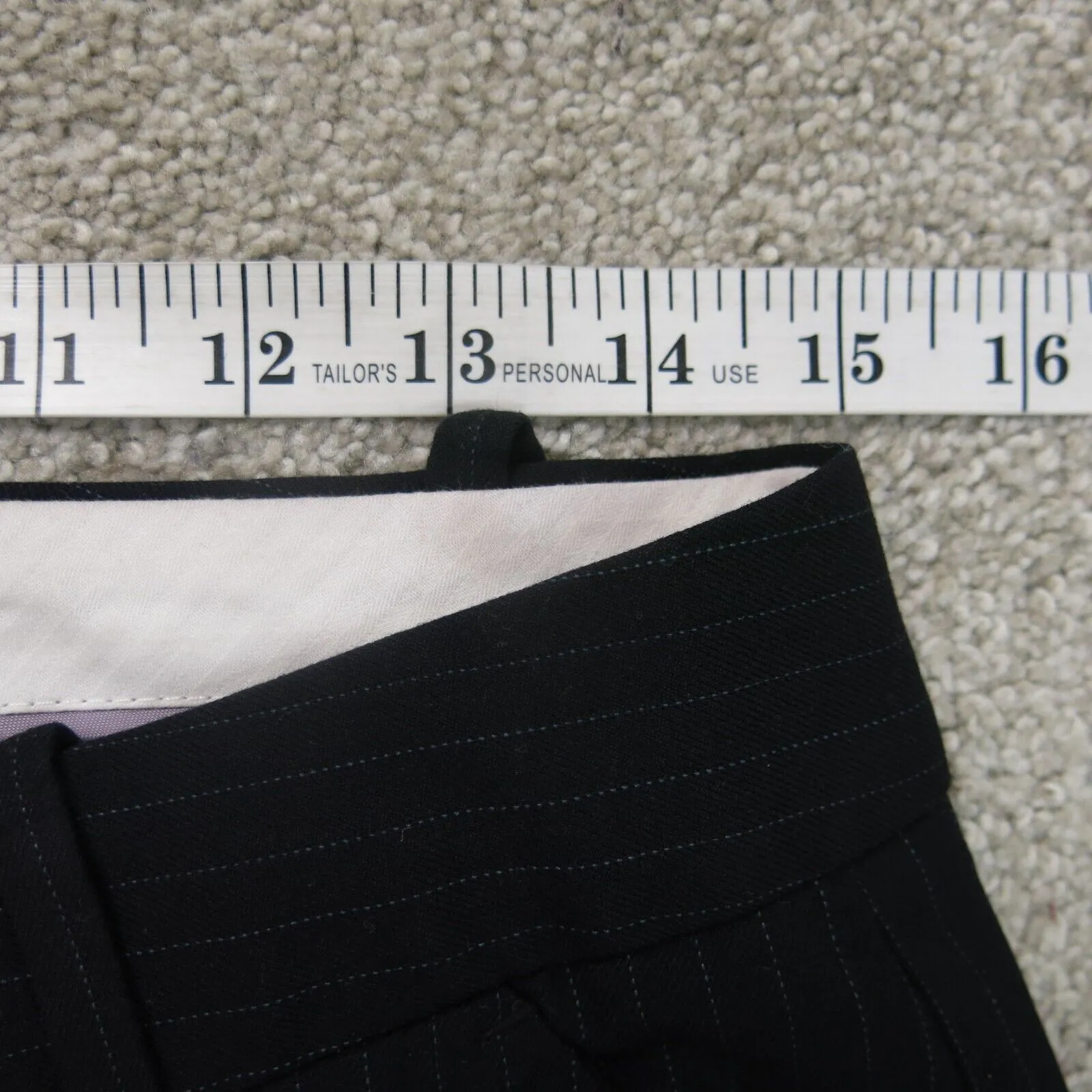 Banana Republic Pant Womens 8S Black Dress Martin Fit Stretch Straight Leg