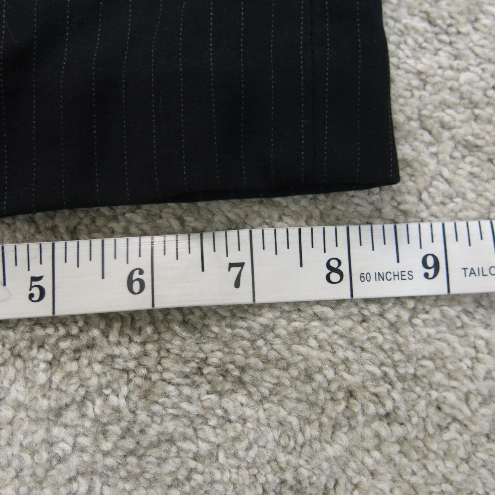 Banana Republic Pant Womens 8S Black Dress Martin Fit Stretch Straight Leg