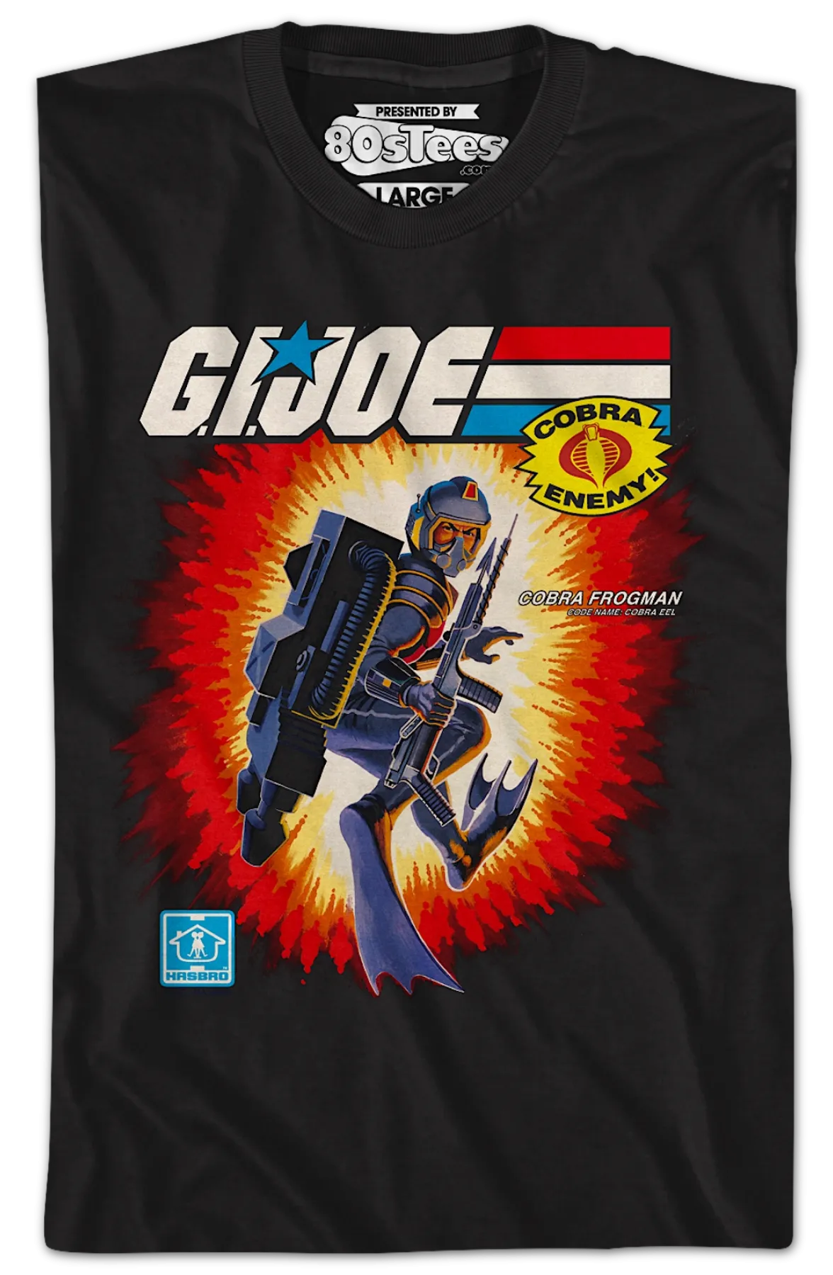 Box Art Cobra Frogman GI Joe T-Shirt