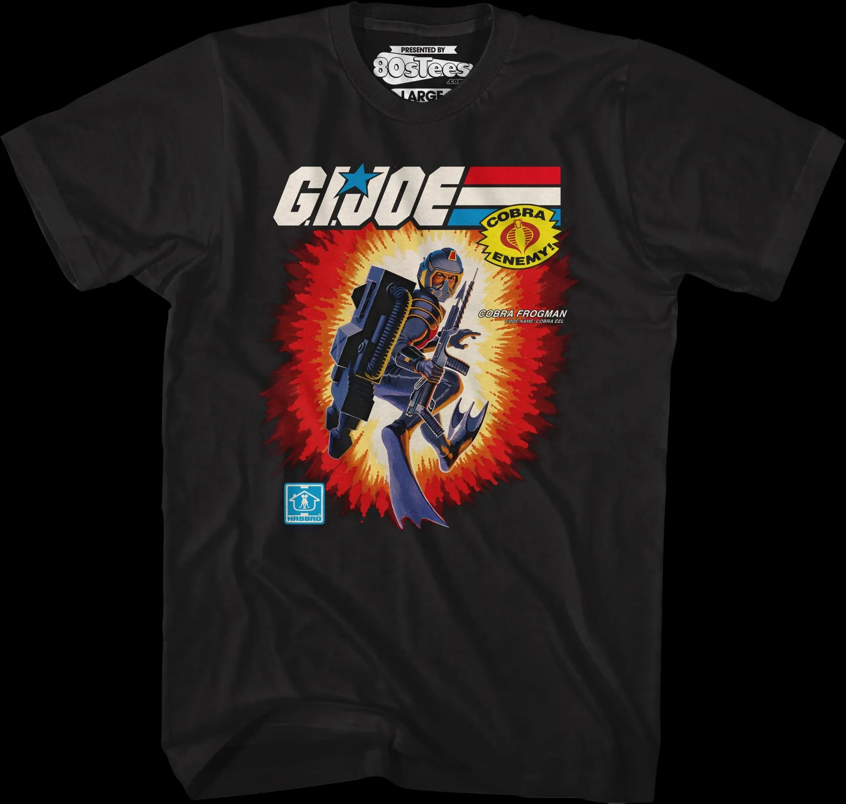 Box Art Cobra Frogman GI Joe T-Shirt
