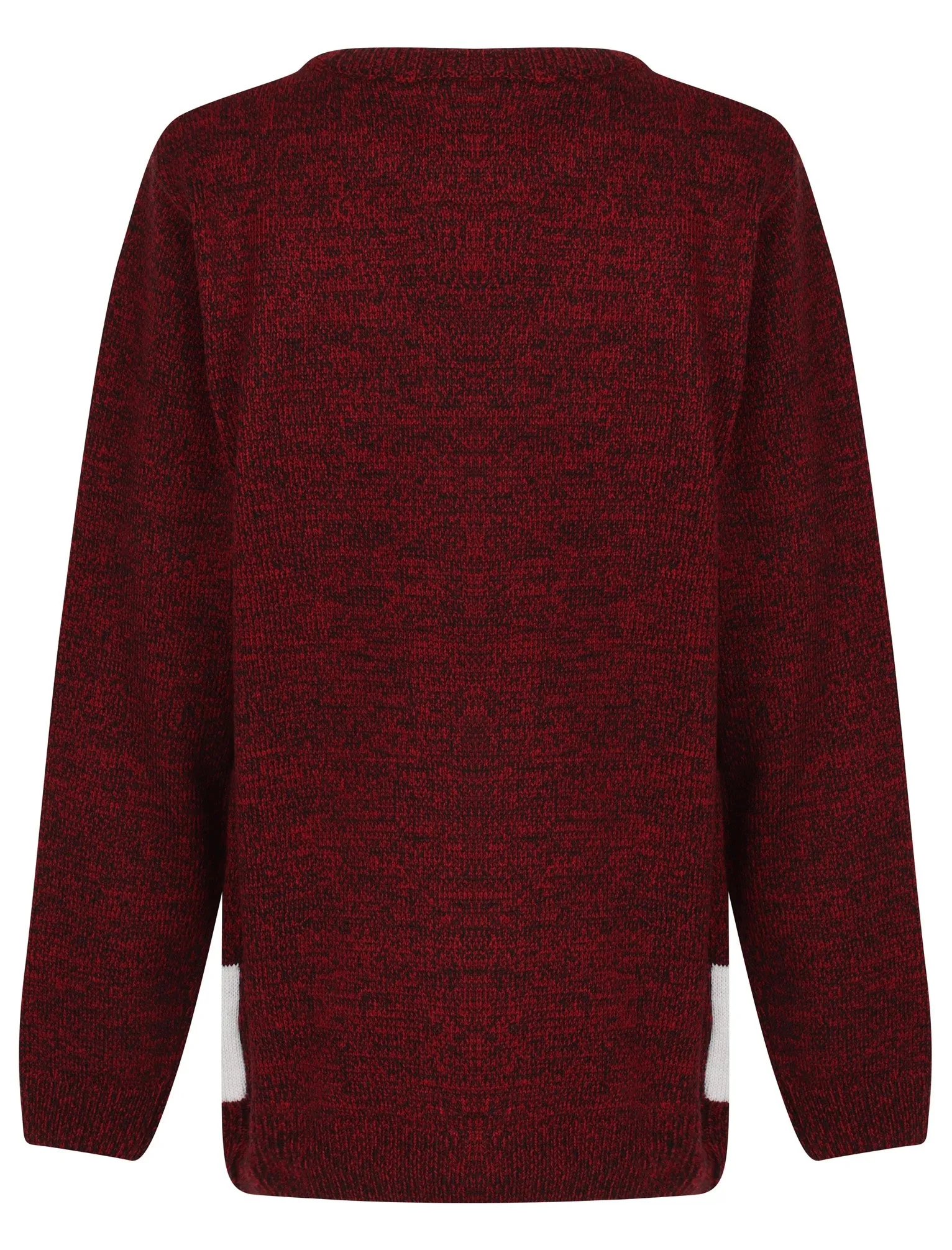 Boys Tangled Novelty Christmas Jumper In Red - Season's Greetings Kids (5-13yrs)