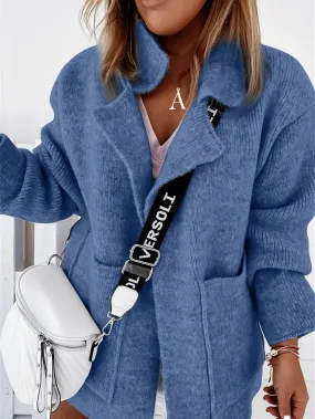 Button-Down Pocket Cardigan Coat