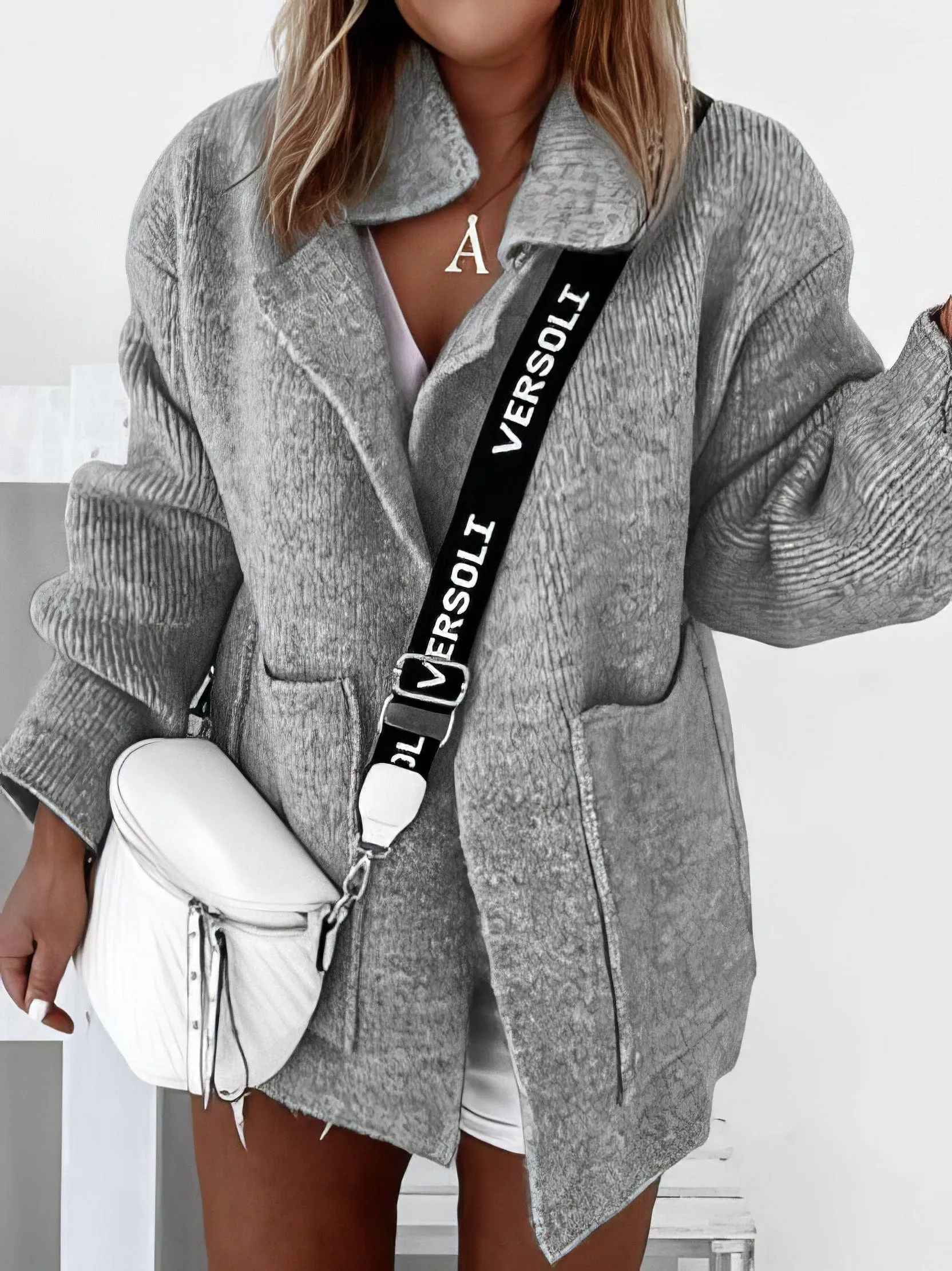 Button-Down Pocket Cardigan Coat