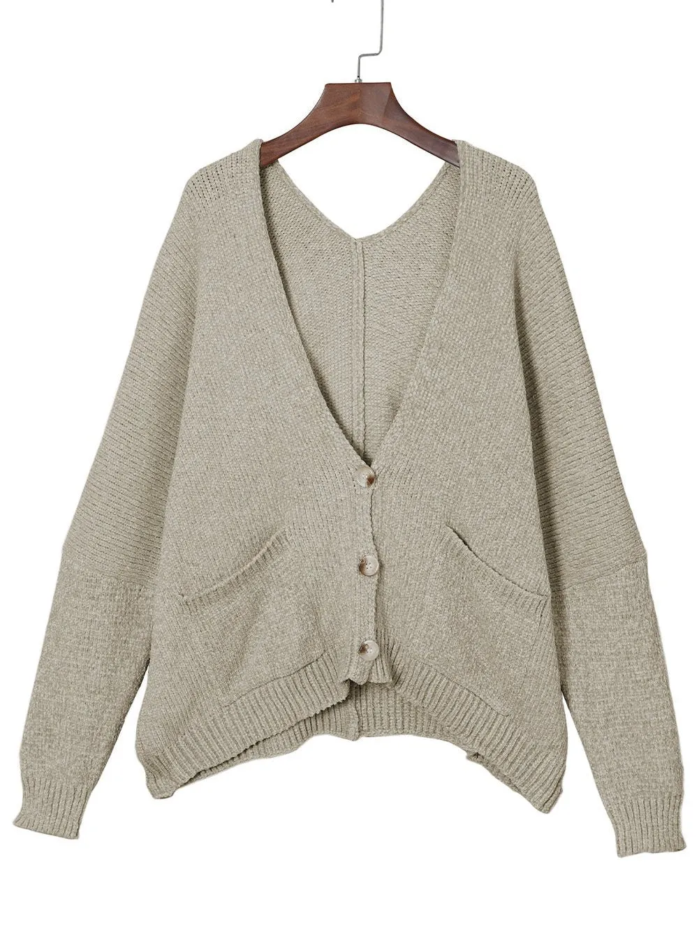 Button-Down Pocket Cardigan Coat