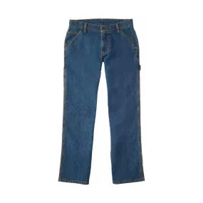 Carhartt Kids' Denim Dungaree Pant - Medium Denim Wash