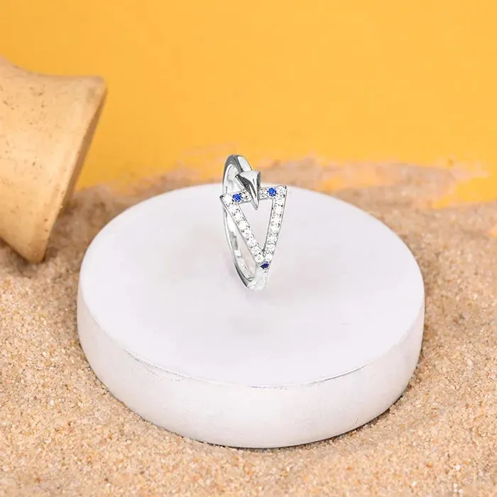Celestial Triangle Ring