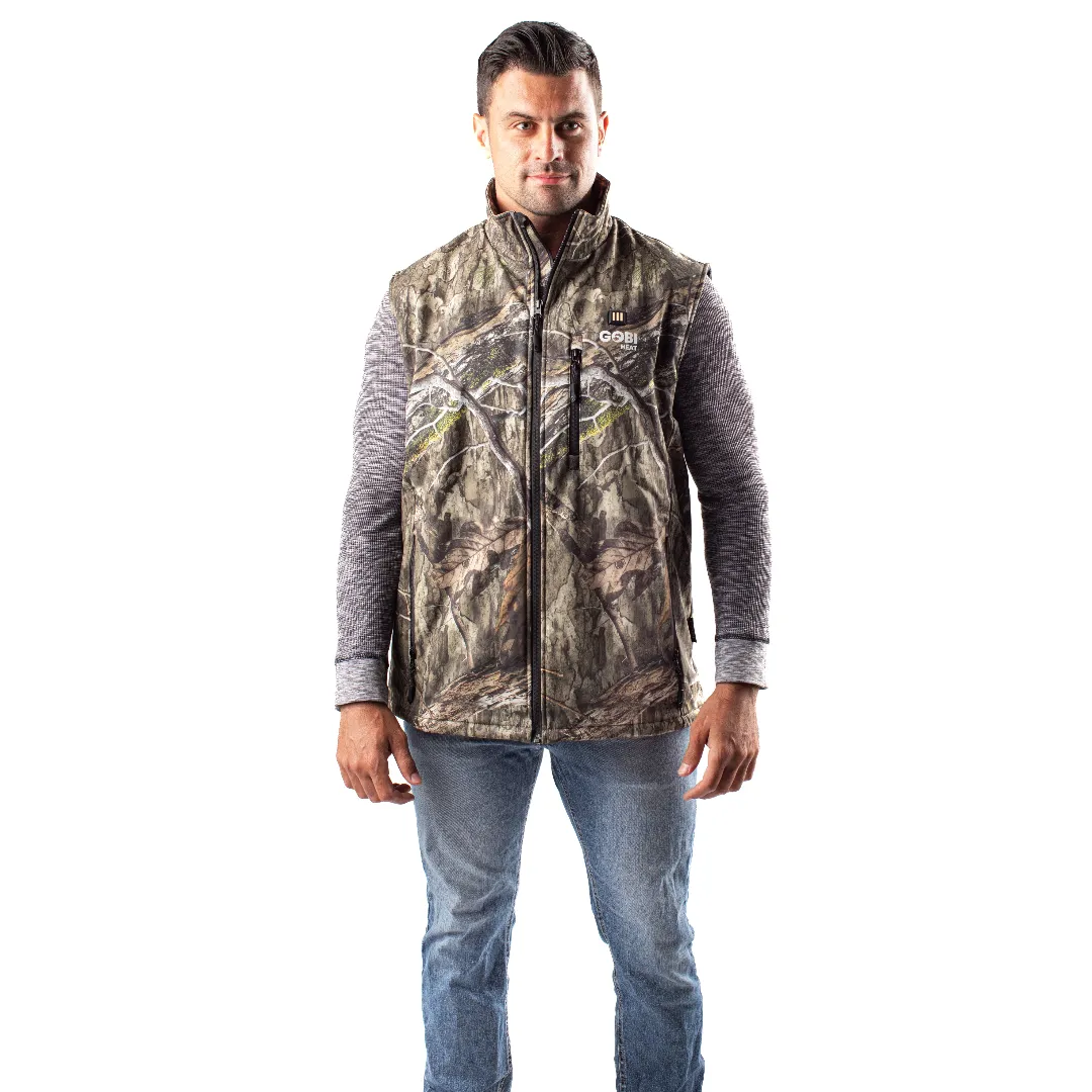 Colorado Mens Heated Hunting Vest - Mossy Oak® Camo by Gobi Heat