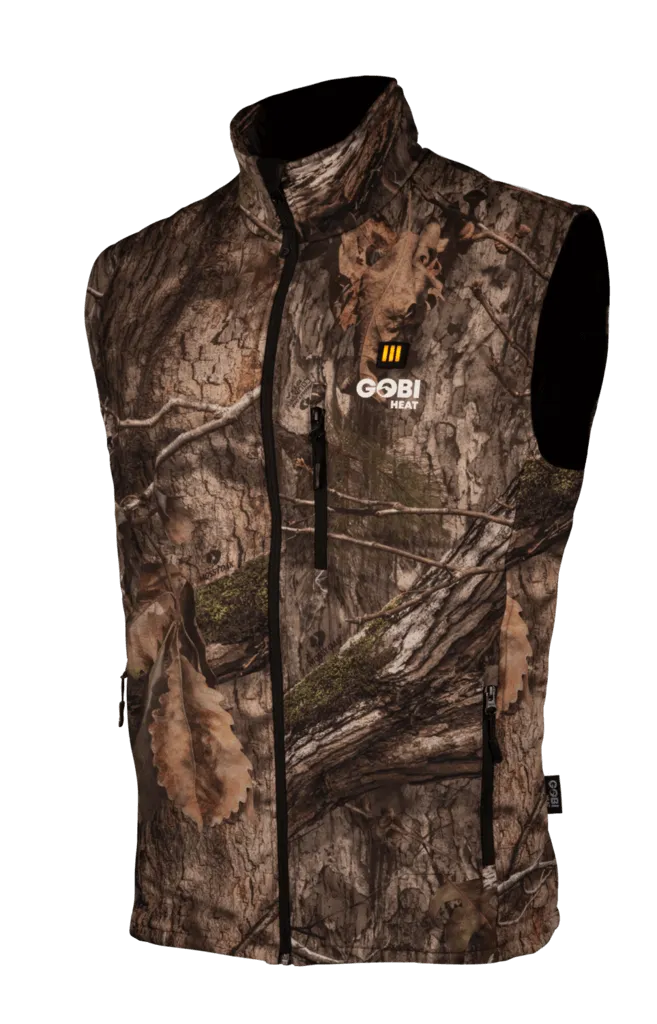 Colorado Mens Heated Hunting Vest - Mossy Oak® Camo by Gobi Heat