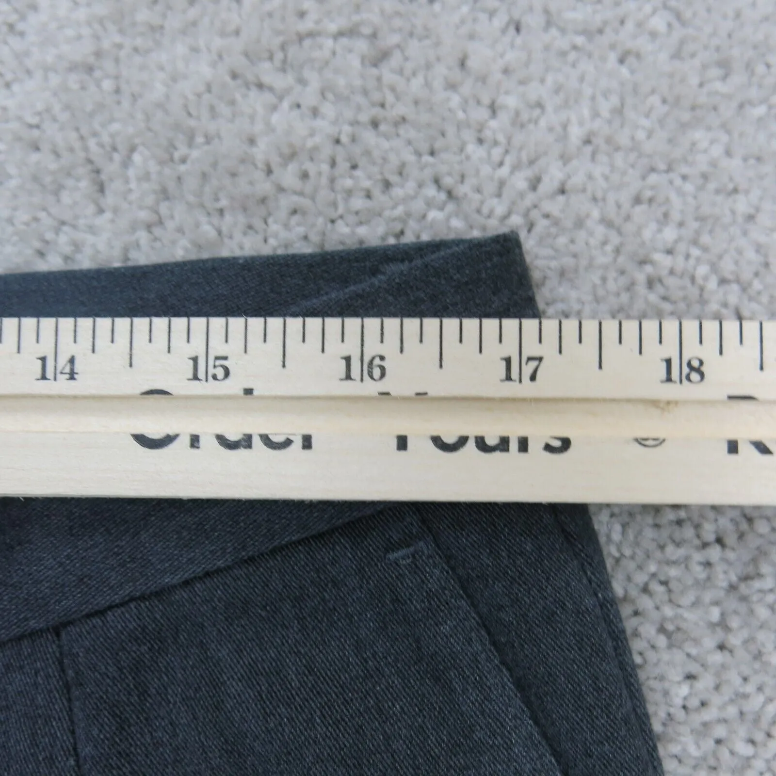 Dockers Mens Dress Pant Wide Leg Mid Rise Pockets Black Size W34XL34
