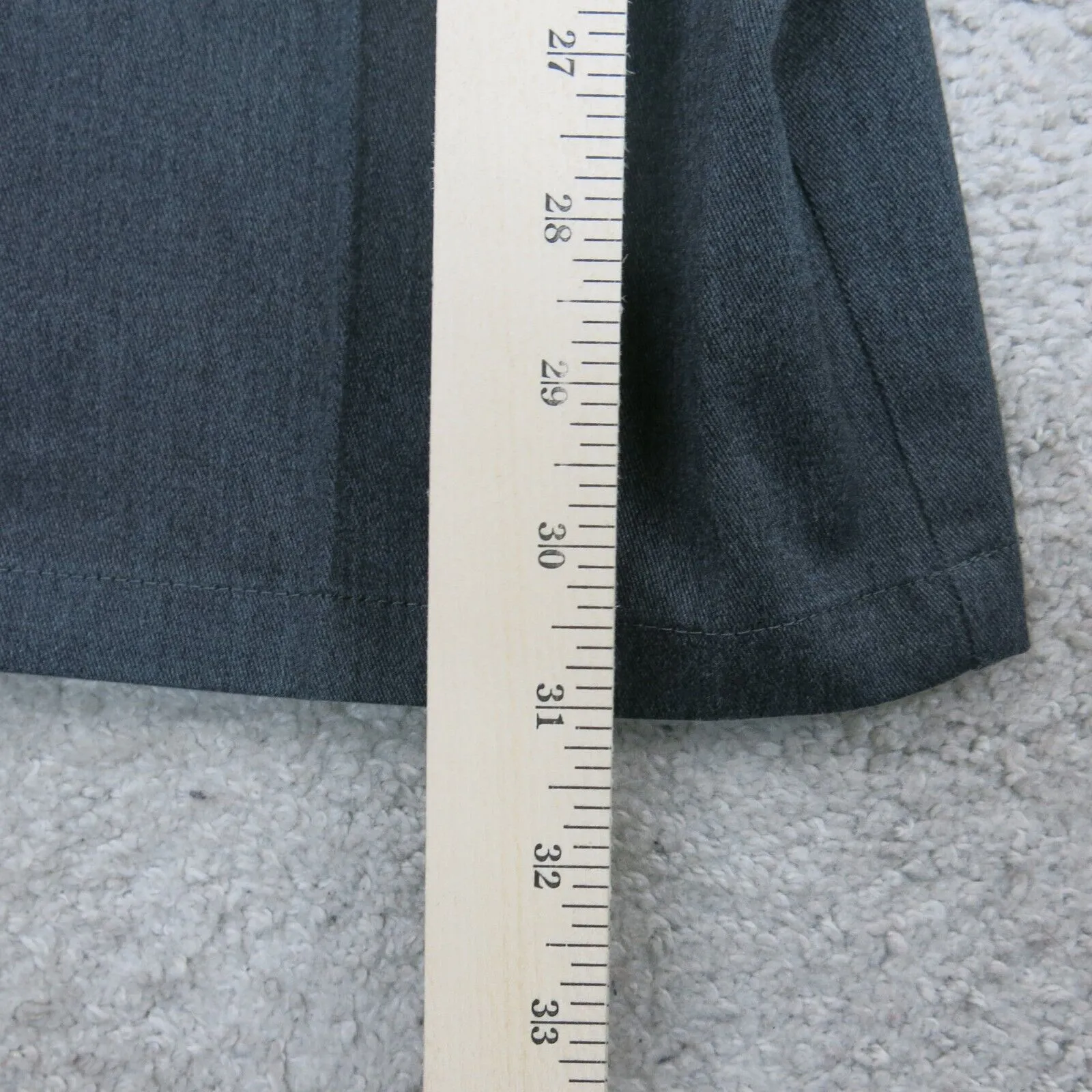 Dockers Mens Dress Pant Wide Leg Mid Rise Pockets Black Size W34XL34