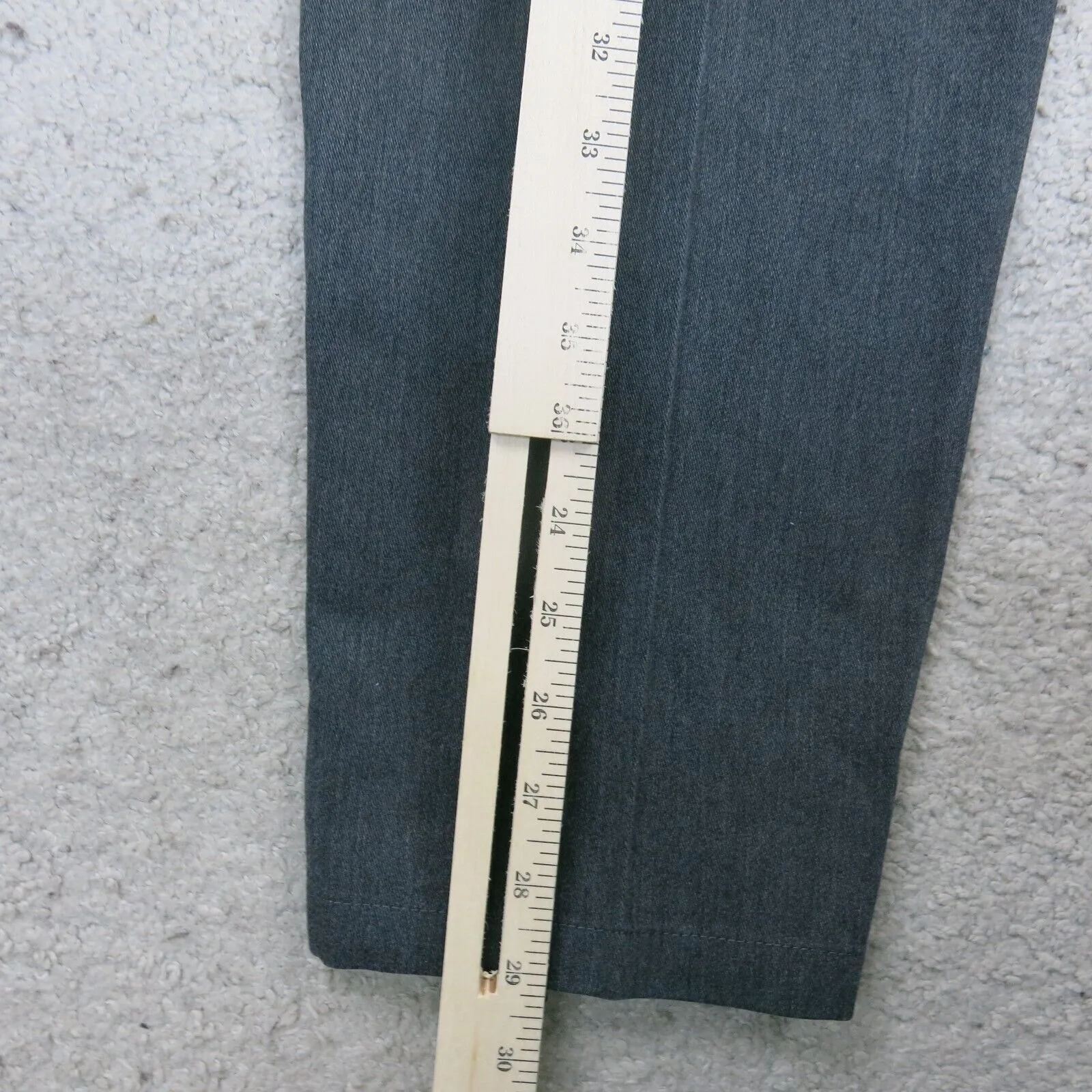 Dockers Mens Dress Pant Wide Leg Mid Rise Pockets Black Size W34XL34