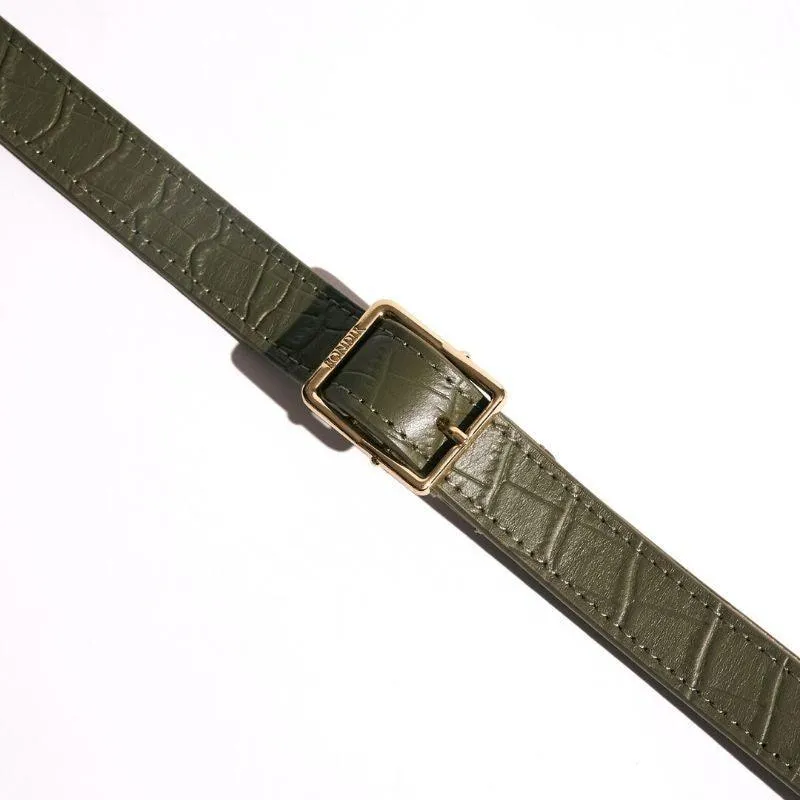 Emerald Leather Dog Leash