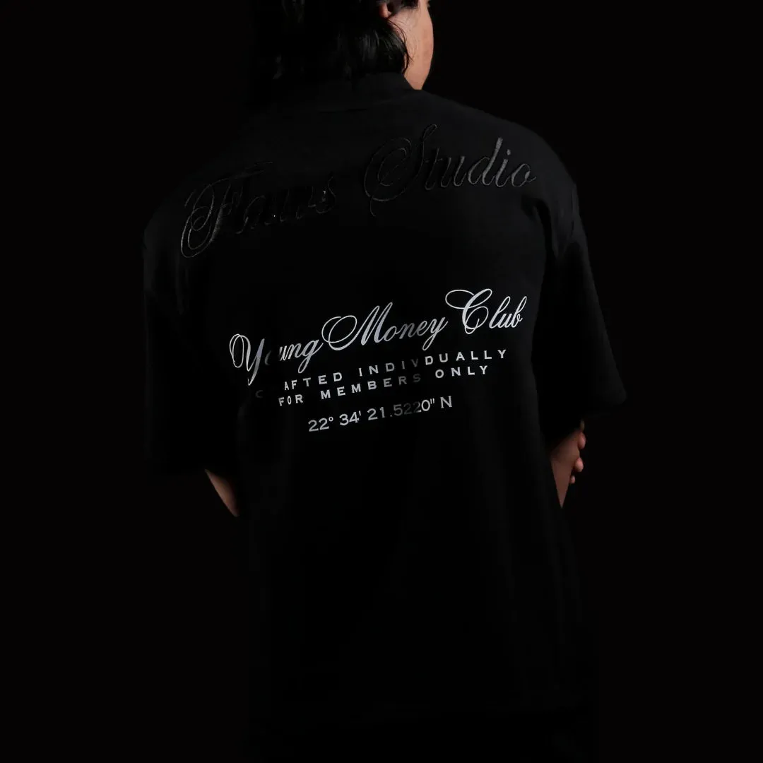 Flaws Young Money Club Oversize Tee - Black