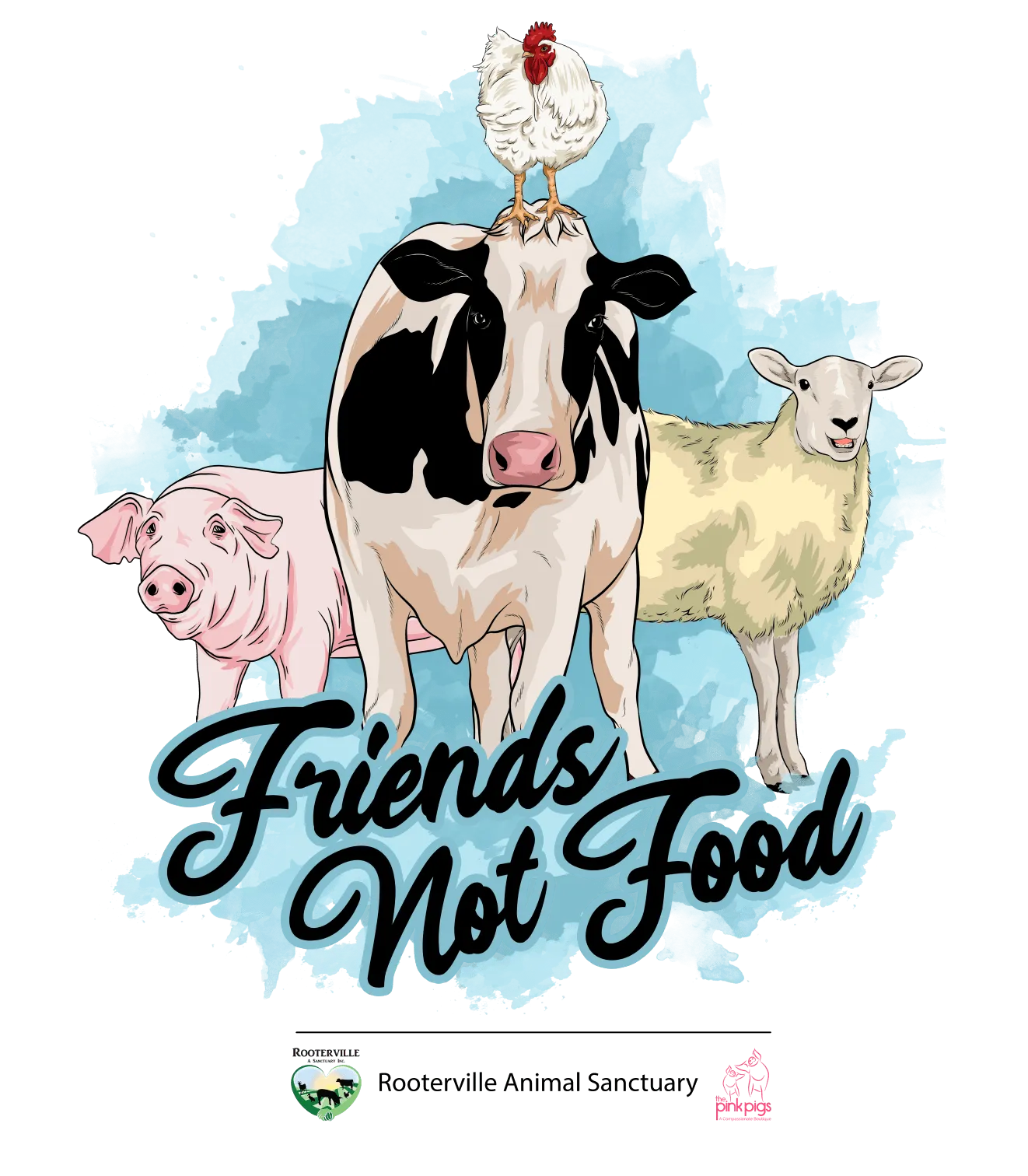 Friends not Food T Shirt,*