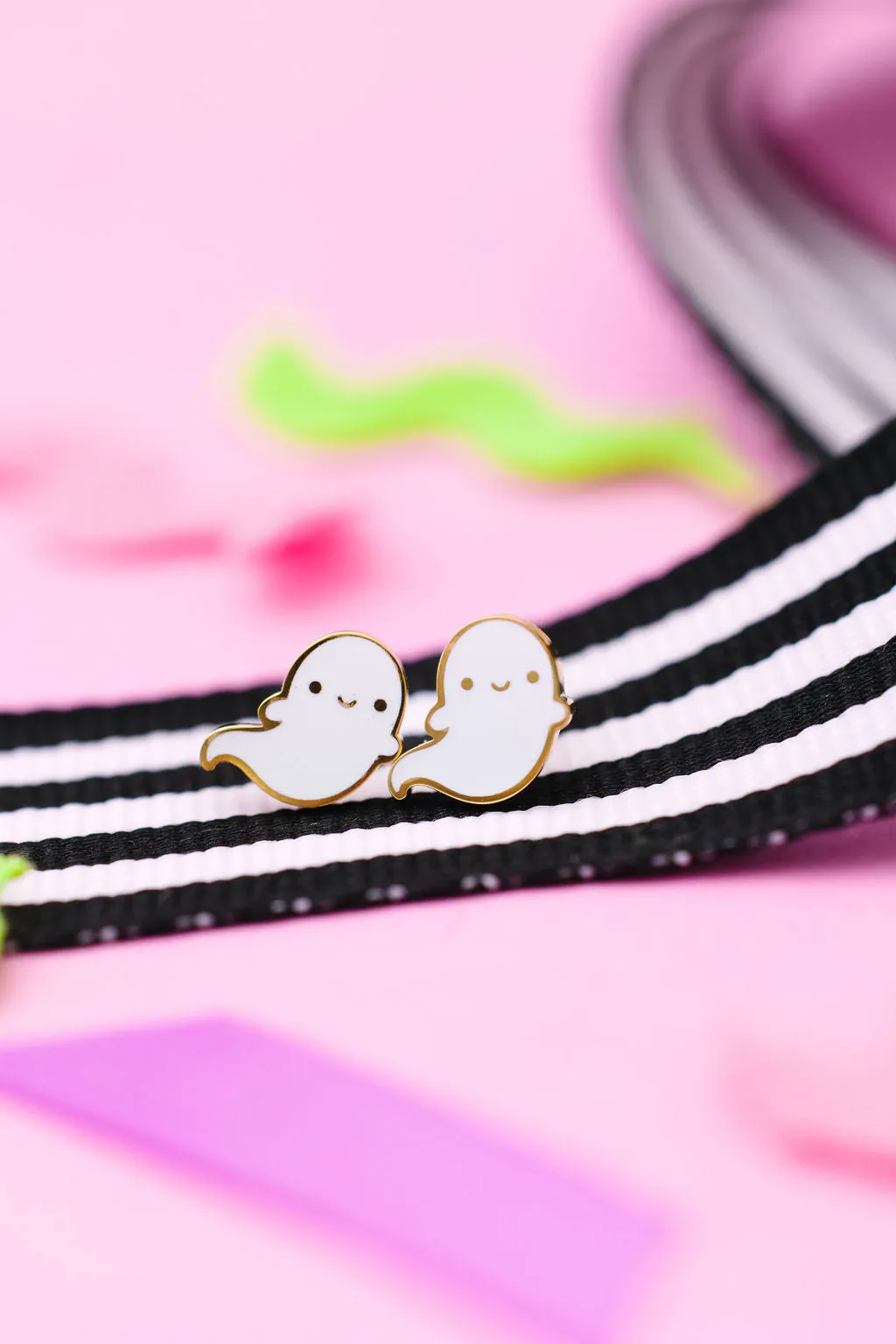 Ghost Stud Earrings