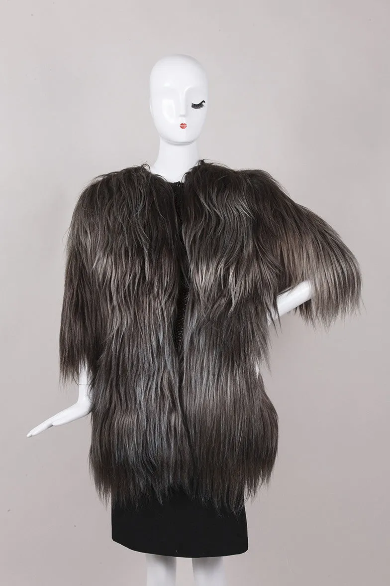 Grey Fur Coat