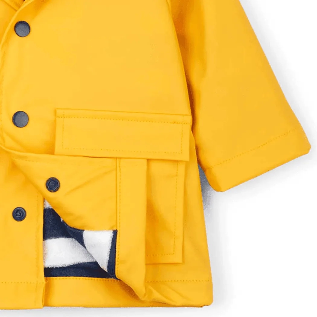HATLEY Baby Raincoat | Yellow Size 9-12 Months