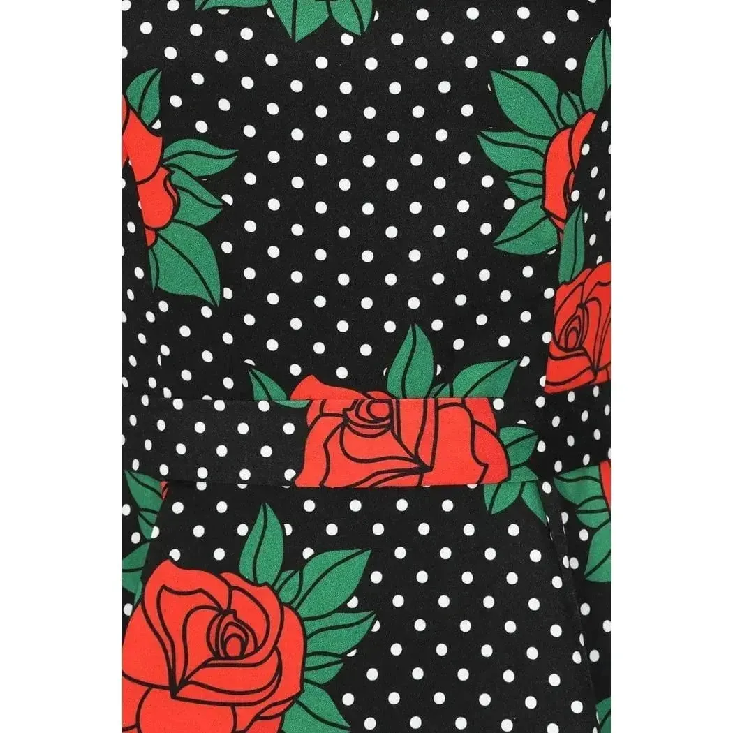 Hepburn Dress - Rockabilly Rose