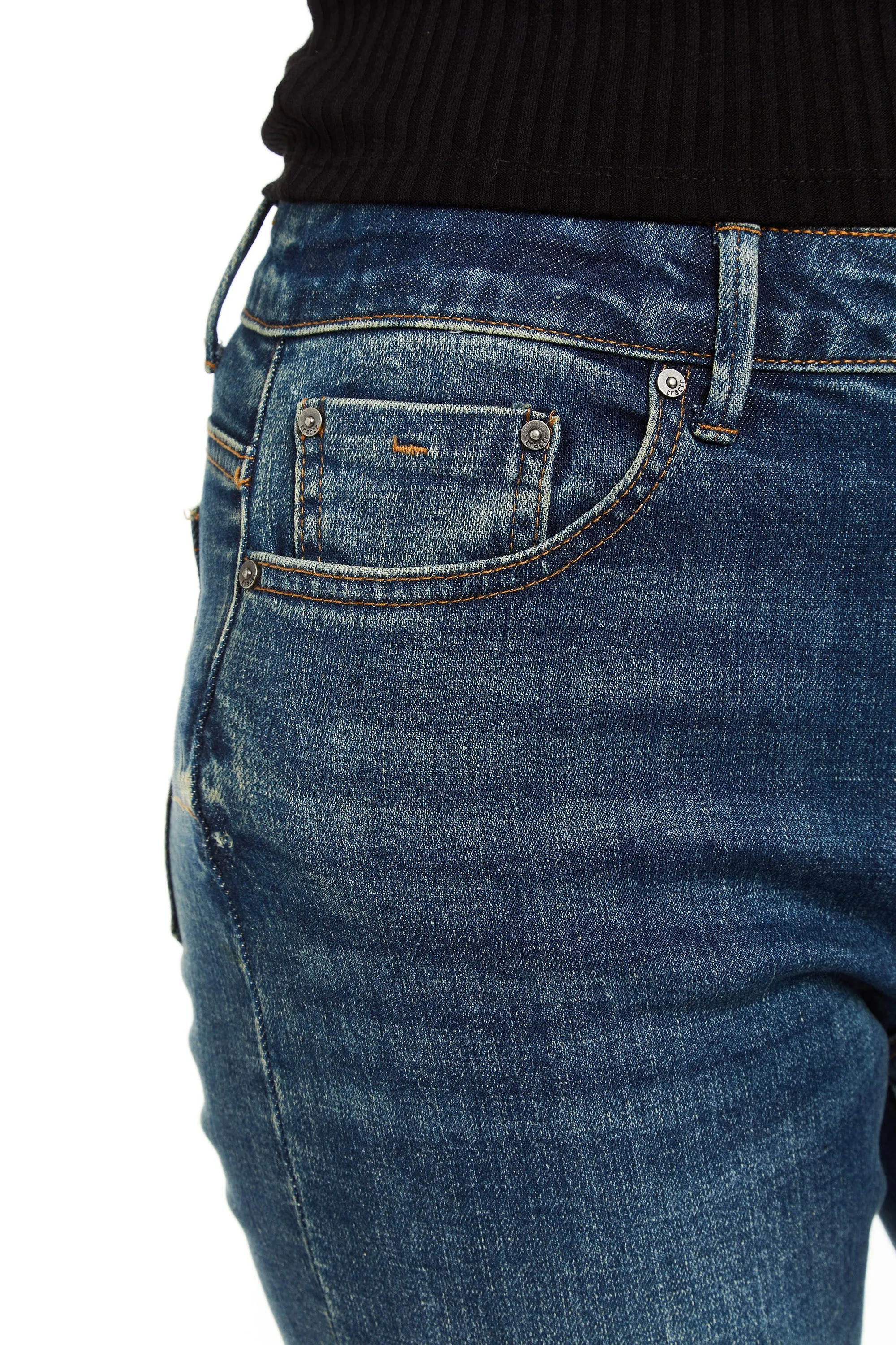 High Rise Bootcut Jeans