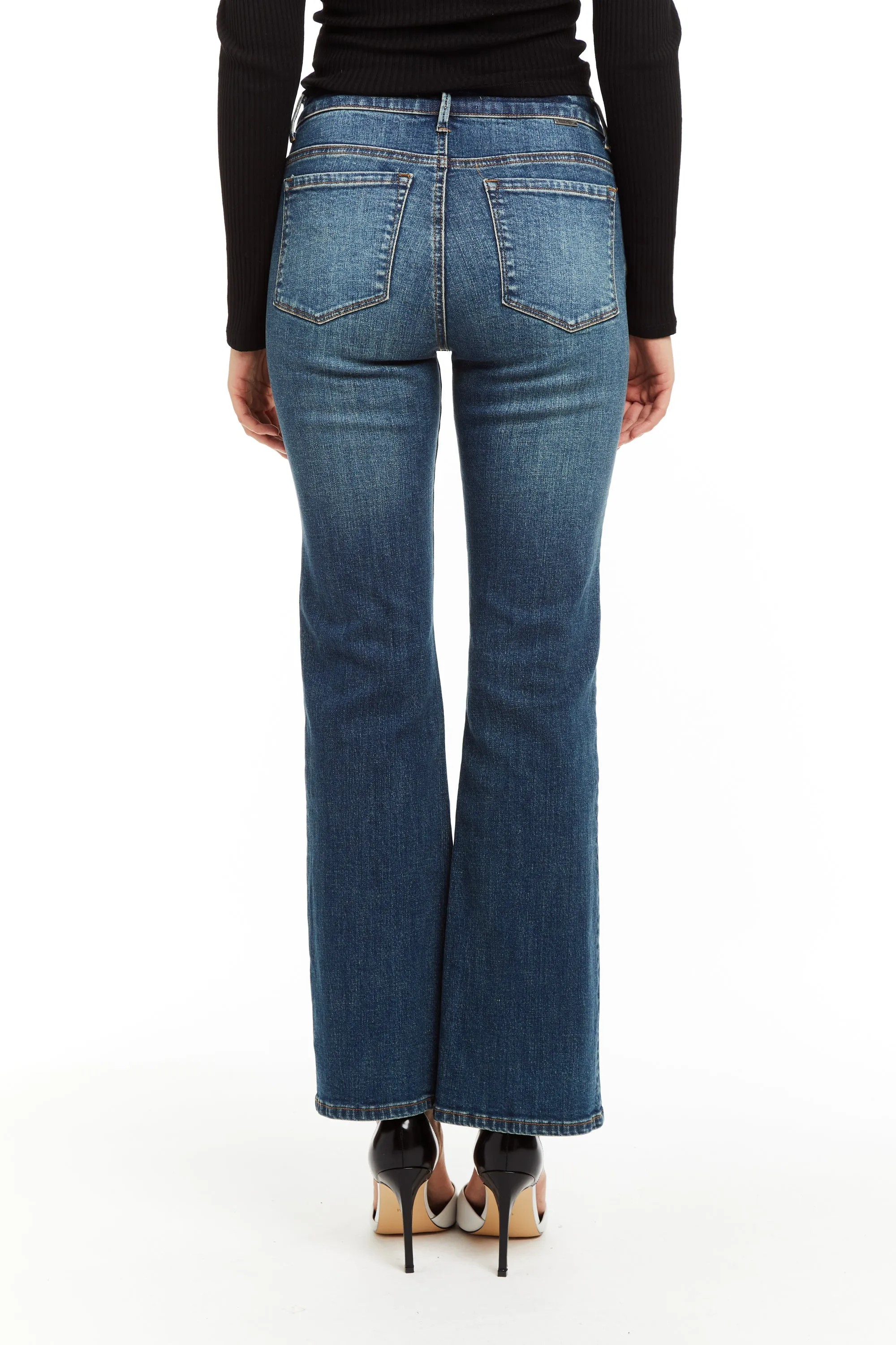 High Rise Bootcut Jeans
