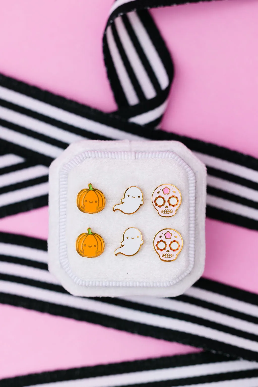 Pumpkin Stud Earrings