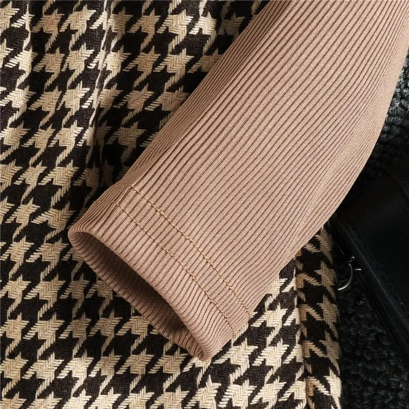 "Brooklynn" Fall Houndstooth Shorts Set
