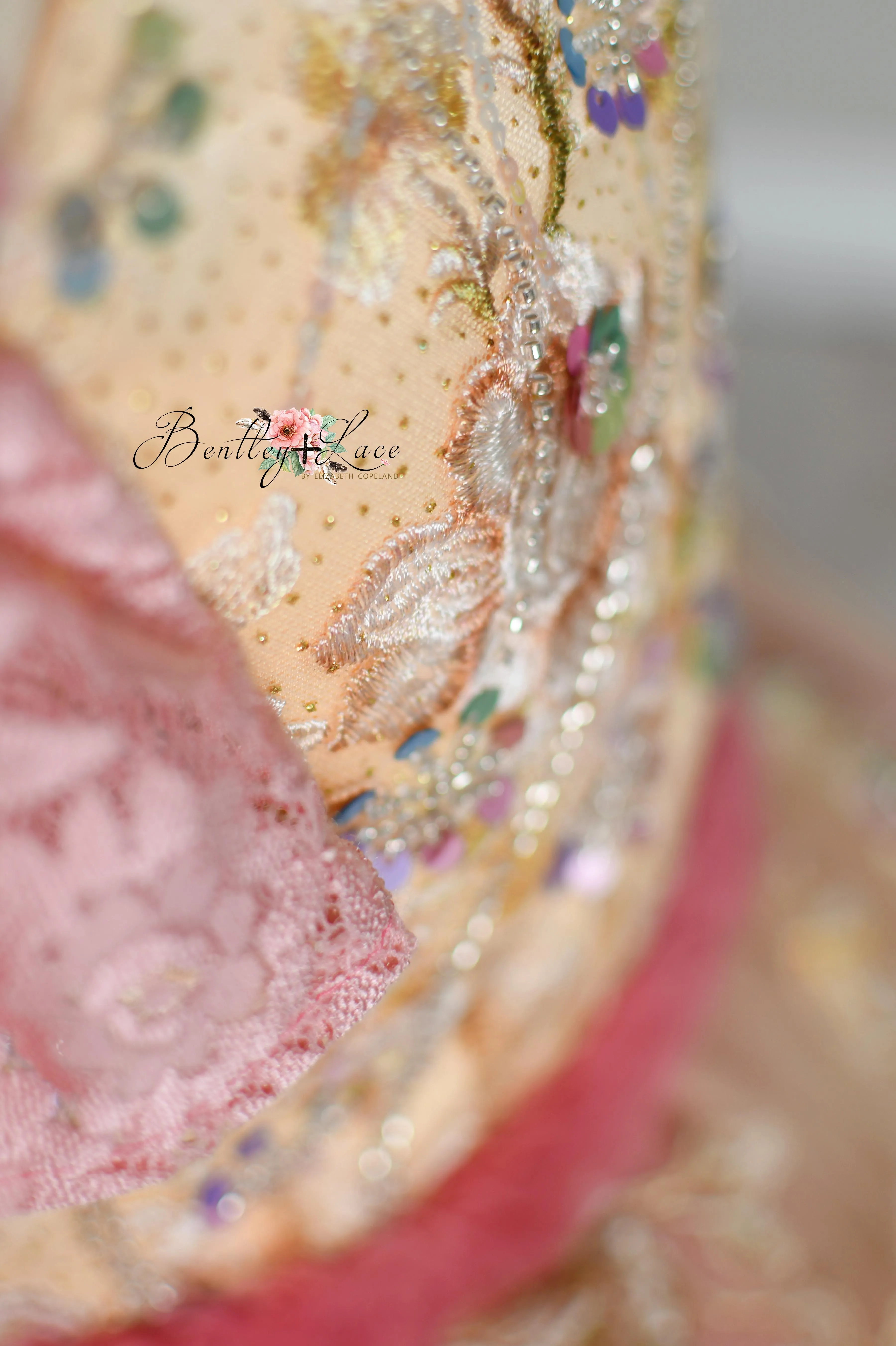 "Sunshine Serenade" Couture Floor length gown (6 Year - Petite 8 Year)