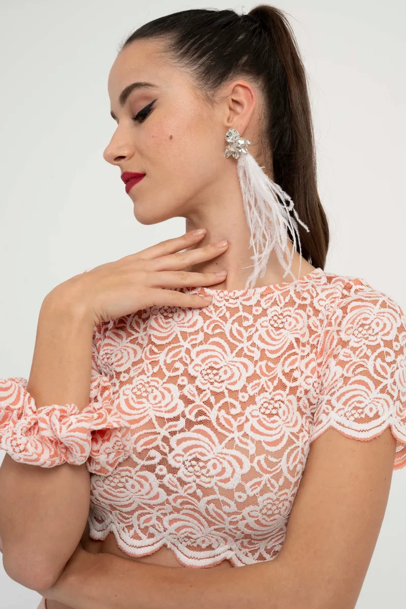 Seraphine White Tango Earrings