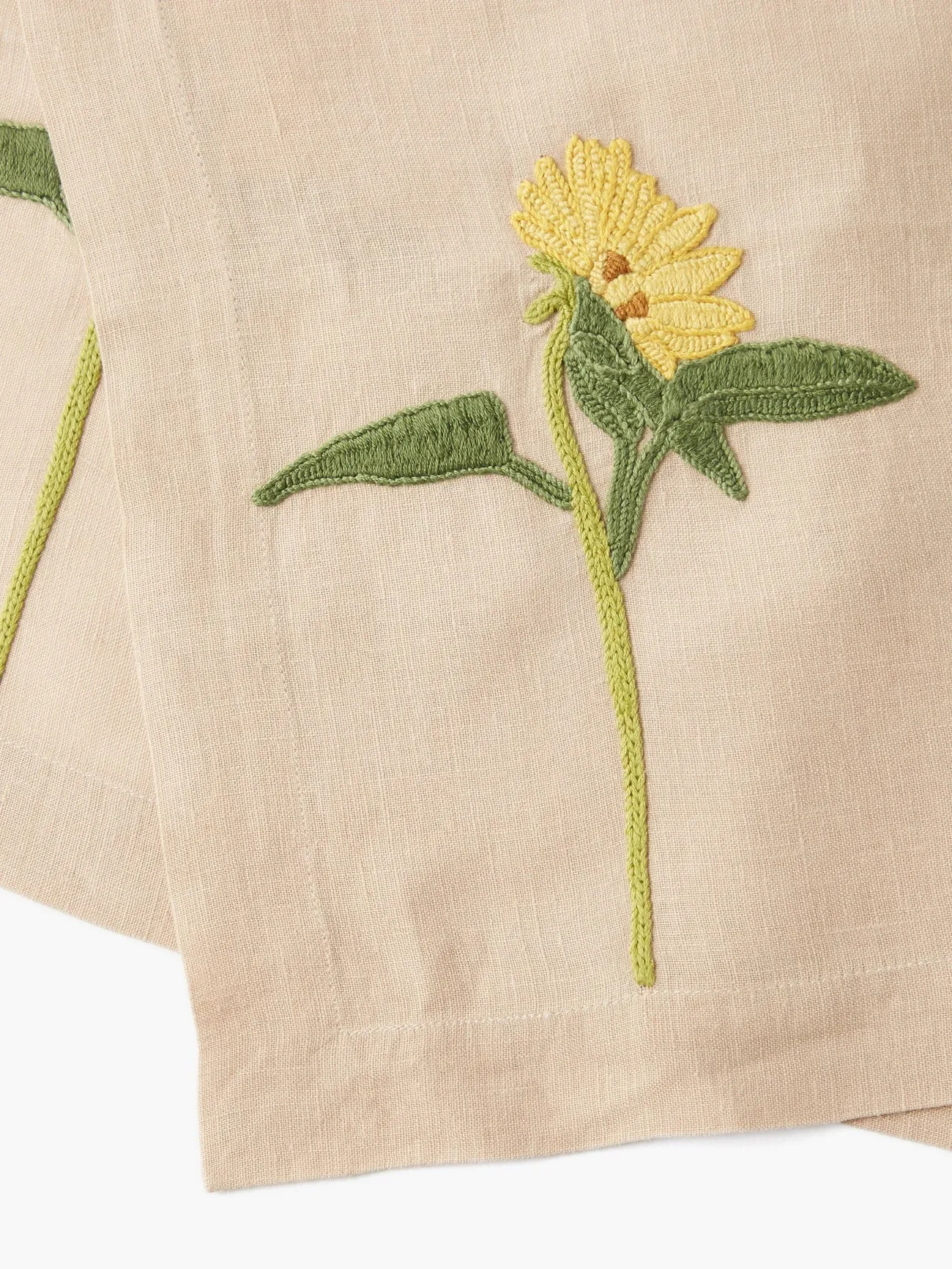 Set of 2 Hand-Embroidered Placemats