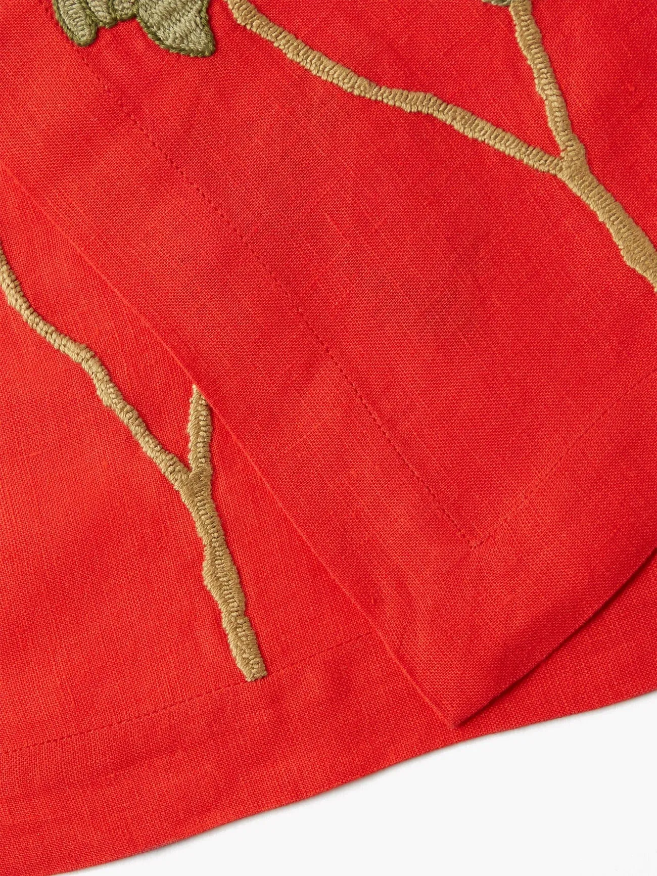 Set of 2 Hand-Embroidered Placemats