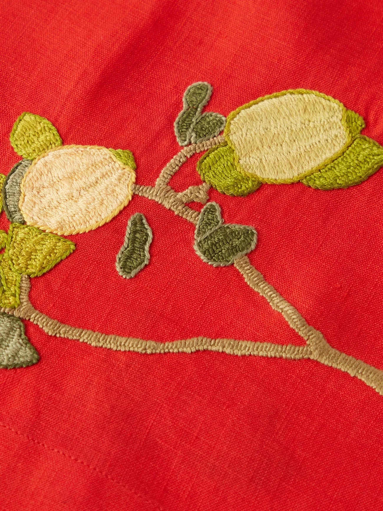 Set of 2 Hand-Embroidered Placemats