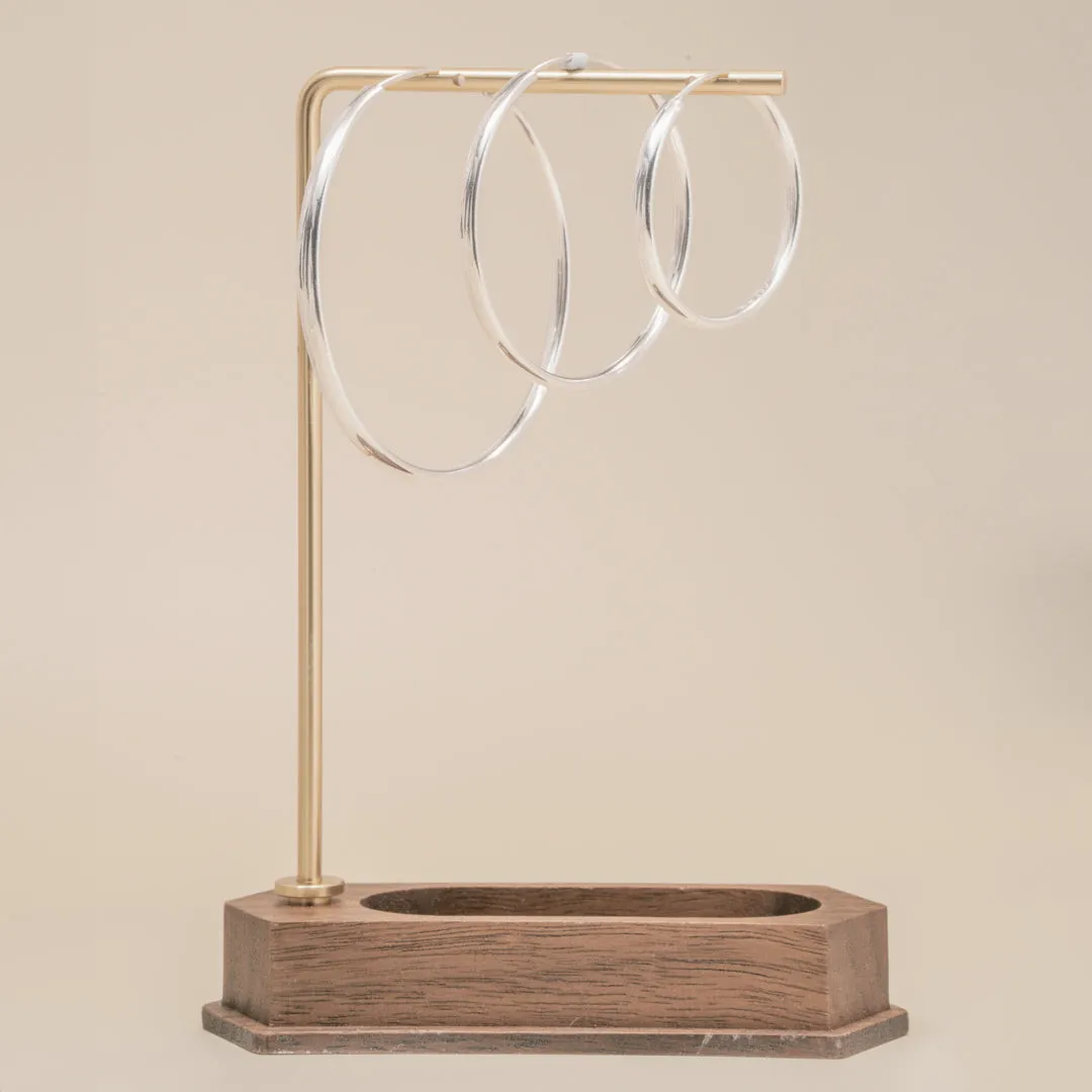 Silver Hoop Earrings