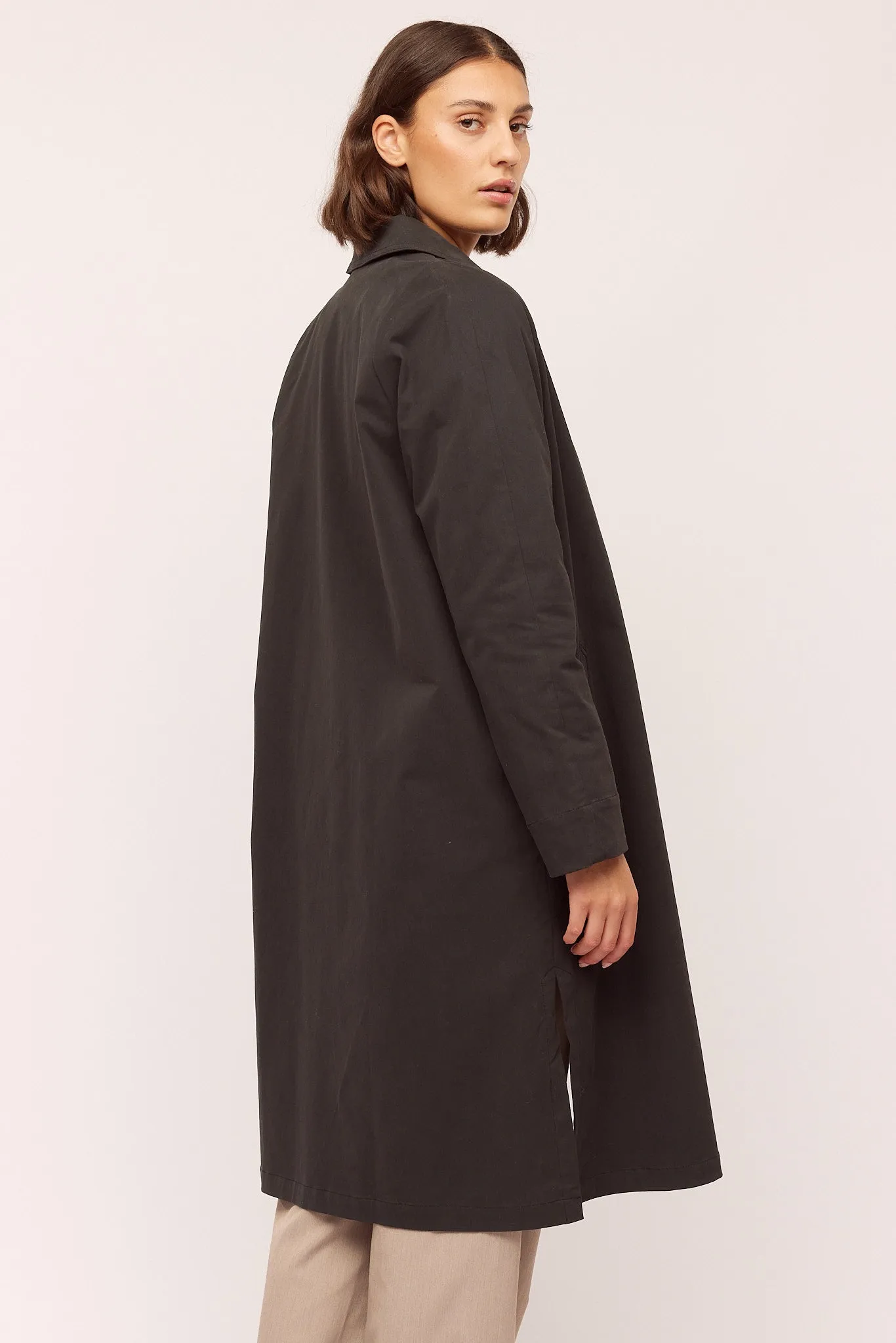 Stormy Coat - Washed Black