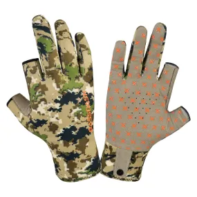 Unisex Fingerless Fleece Liner Hunting Gloves HG06
