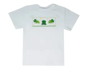 Vive La Fete Smocked Shamrock Tee Shirt