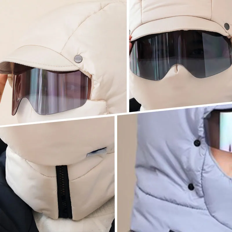 Winter Hot Sale 49% OFFWindproof Full Cover Outdoor Riding Mask with Glasses