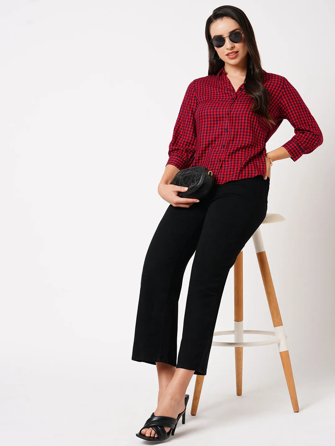 Women High-Rise Wide Leg Jeans