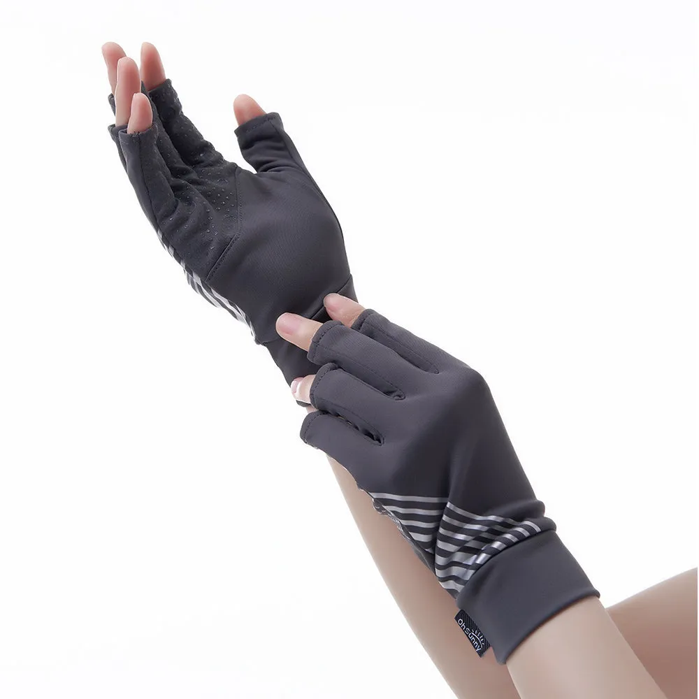 Women's Sun Protection Anti-slip Mitten UPF 50  Riding Gloves